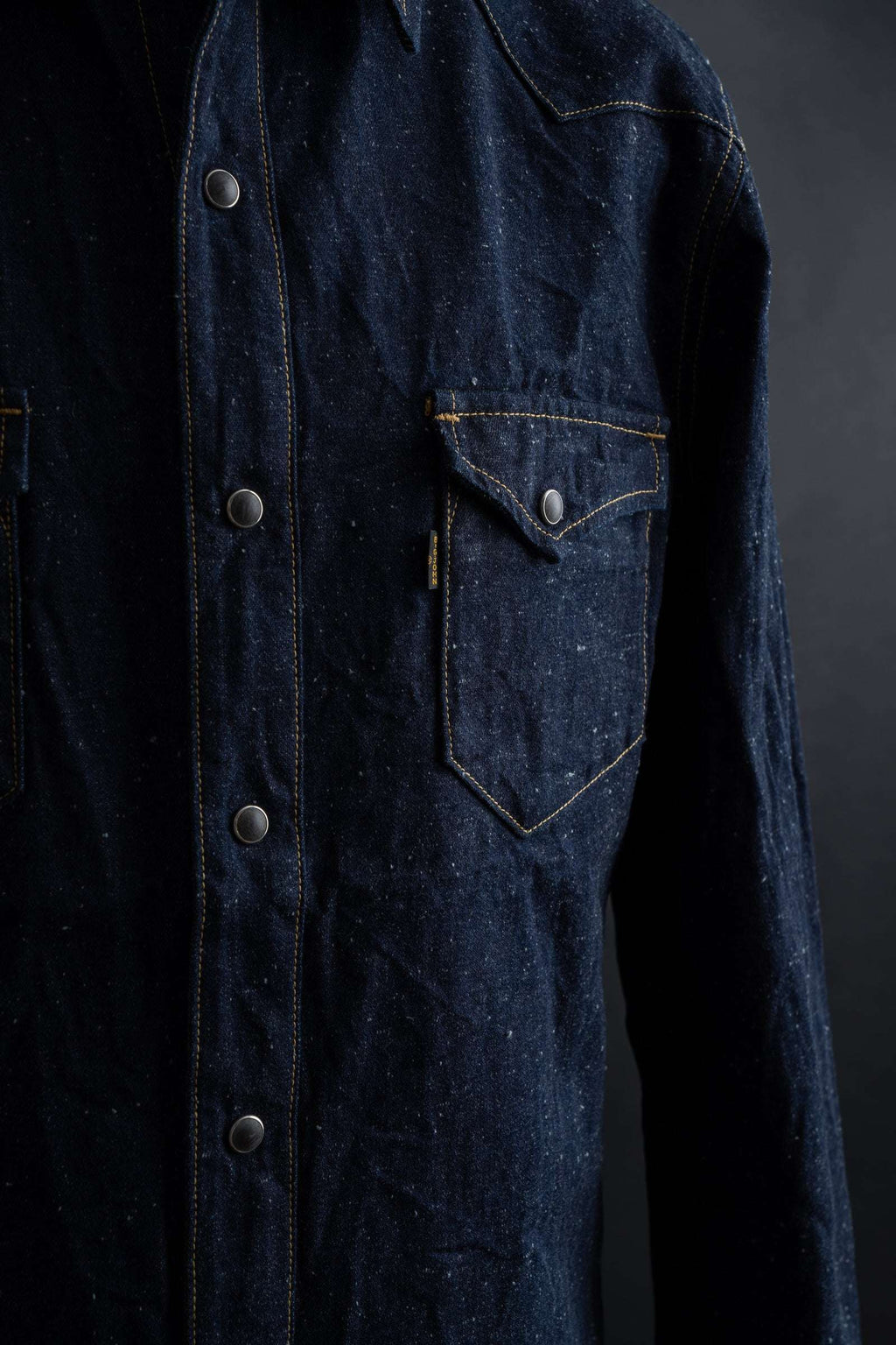 MS004E 10oz SELVEDGE WESTERN SHIRT