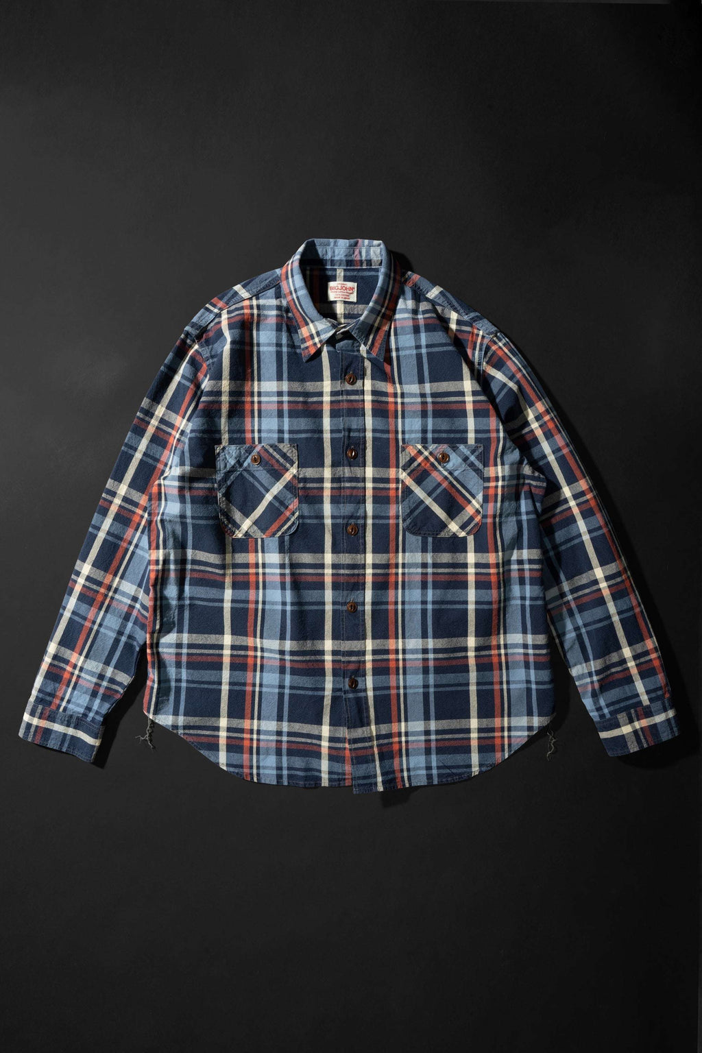 MS012G INIDIGO CHECK SHIRT