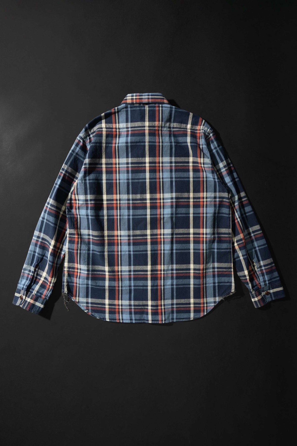 MS012G INIDIGO CHECK SHIRT
