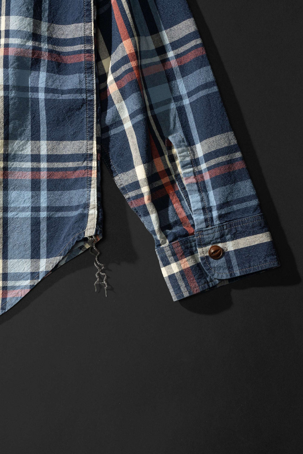 MS012G INIDIGO CHECK SHIRT