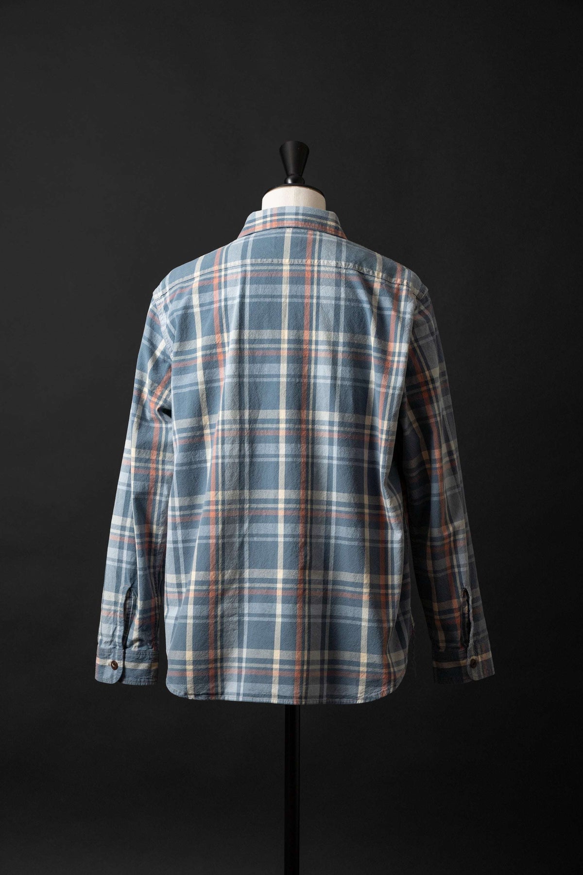 MS012G INIDIGO CHECK SHIRT