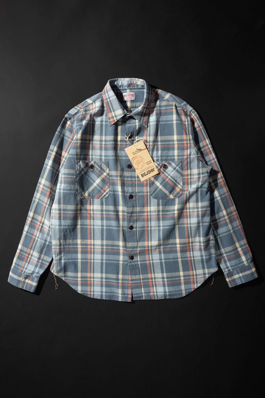 MS012G INIDIGO CHECK SHIRT