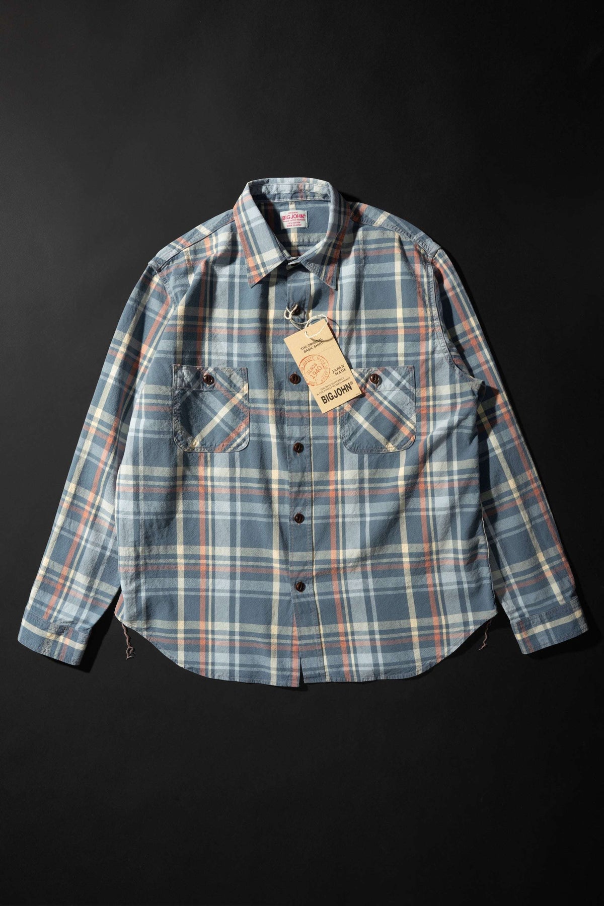 MS012G INIDIGO CHECK SHIRT