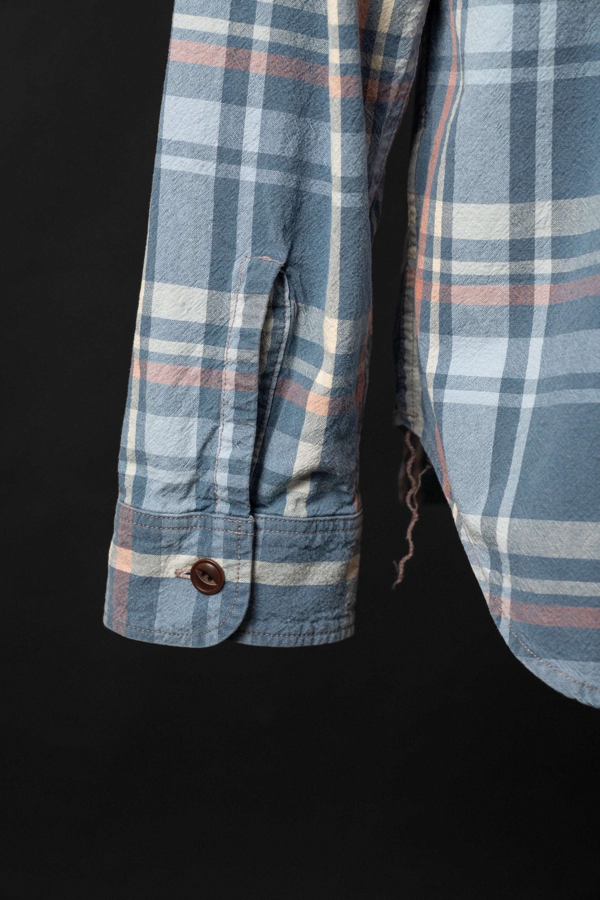 MS012G INIDIGO CHECK SHIRT