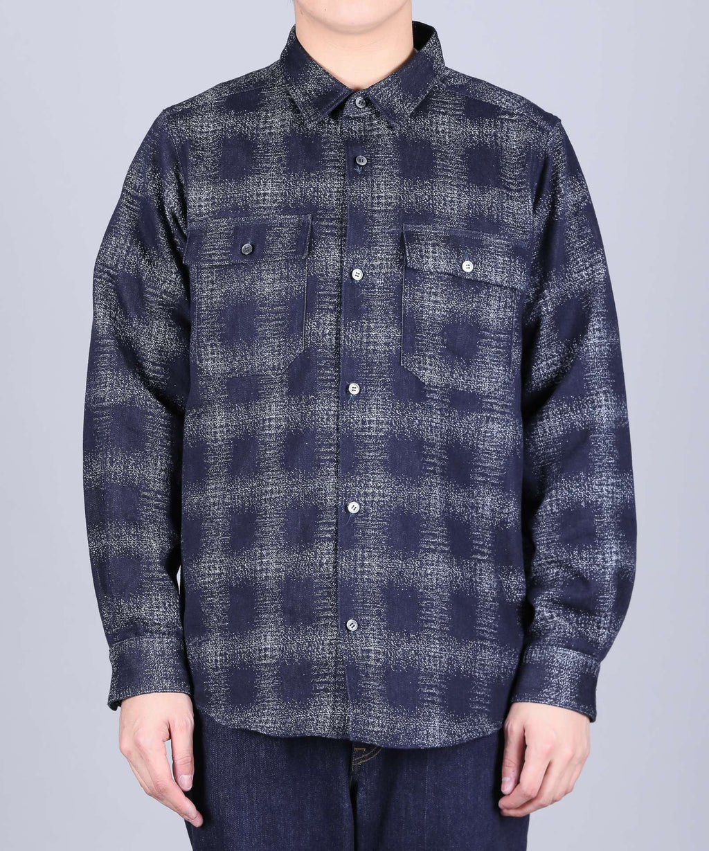 MXLS1024 ORIGINAL CHECK JACQUARD SHIRT