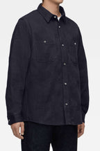 MXLS1026 INDIGO JACQUARD SHIRT