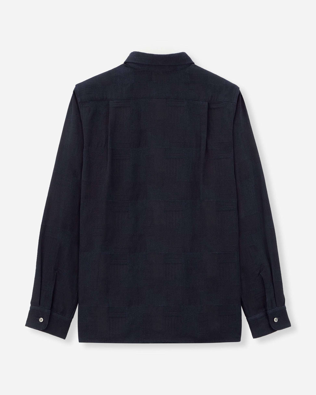 MXLS1026 INDIGO JACQUARD SHIRT