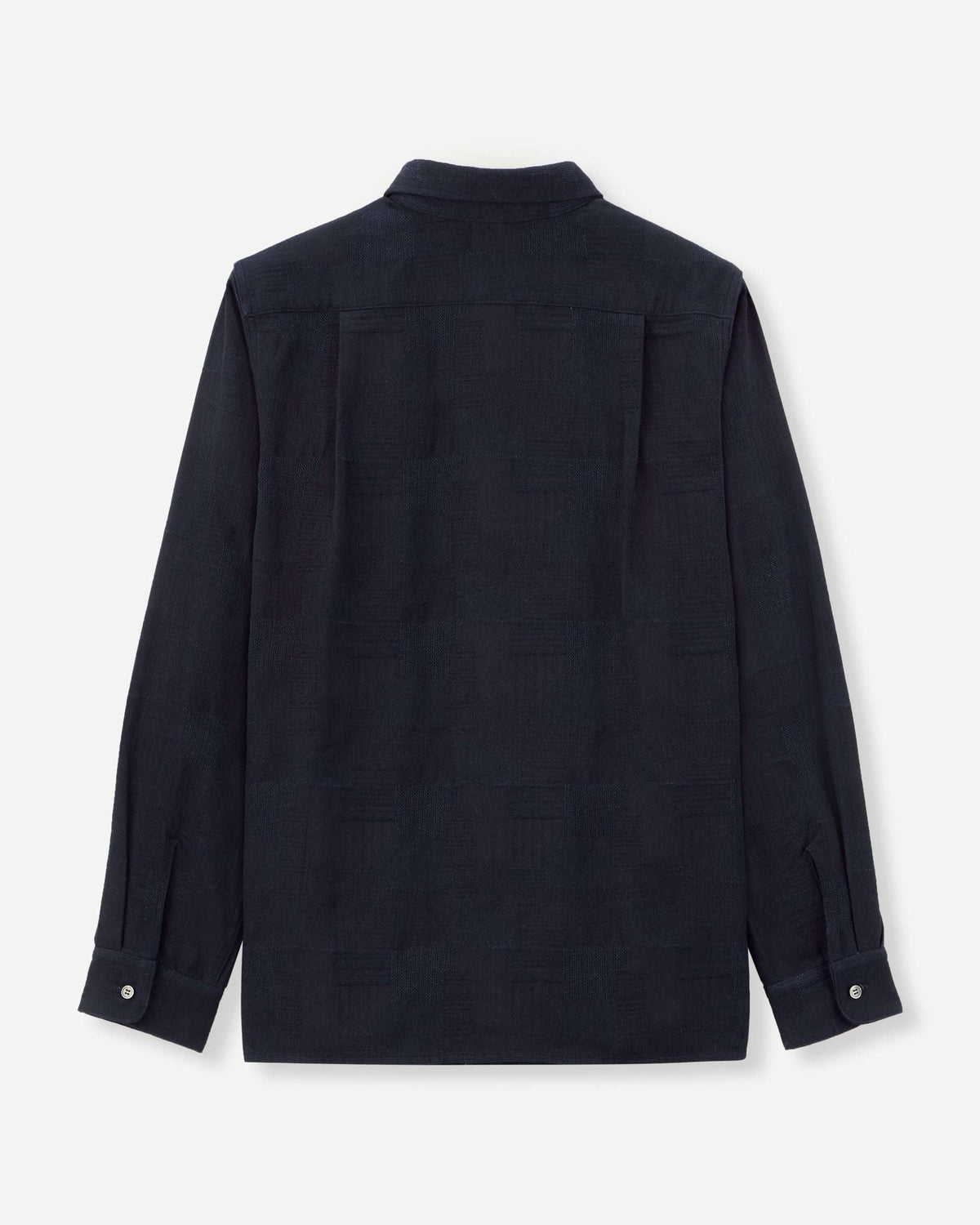 MXLS1026 INDIGO JACQUARD SHIRT