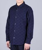 MXLS1028 INDIGO "SASHIKO" SHIRT