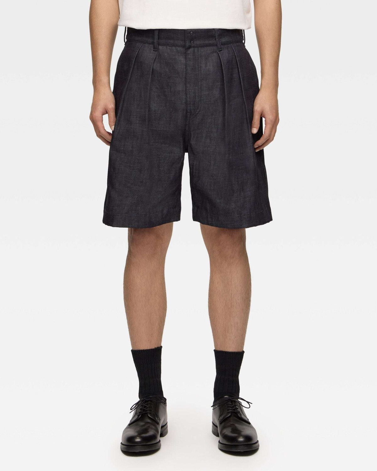 MXSP6000 8oz DENIM WIDE SHORTS