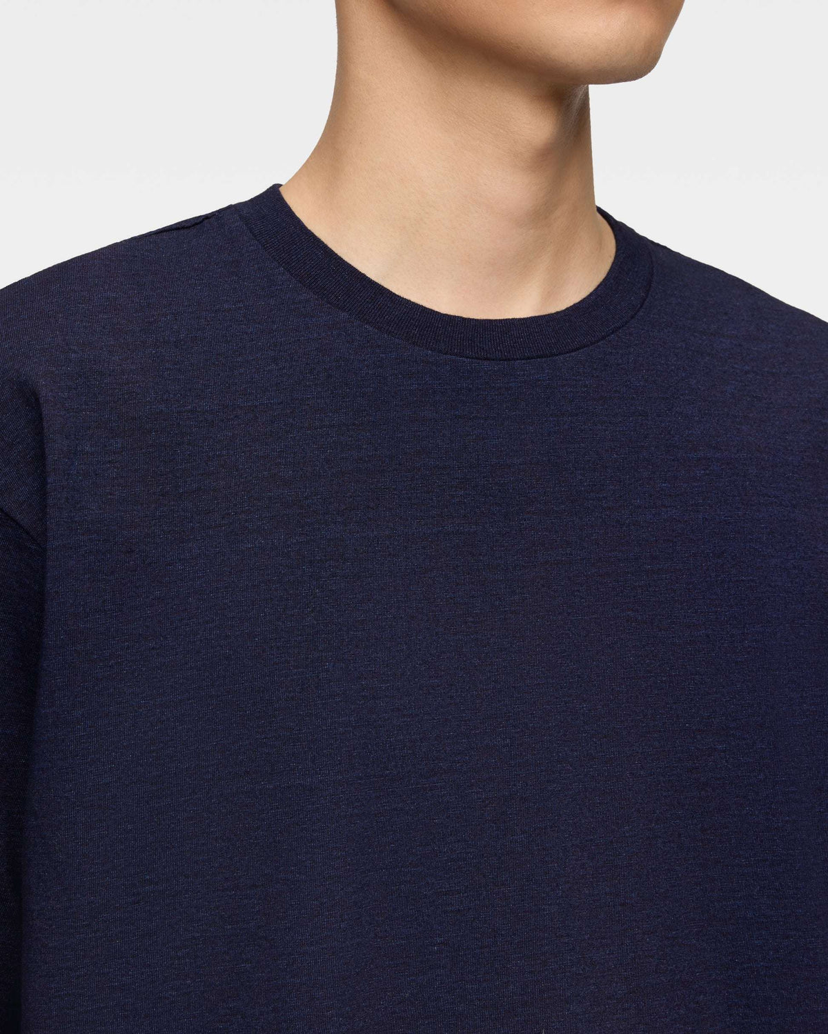 MXTS6002 YARN DYED SHORT SLEEVE T-SHIRT DISCHARGE PRINT