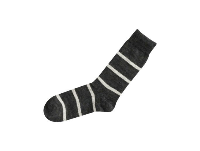 NK0703 Mohair Wool Border Socks