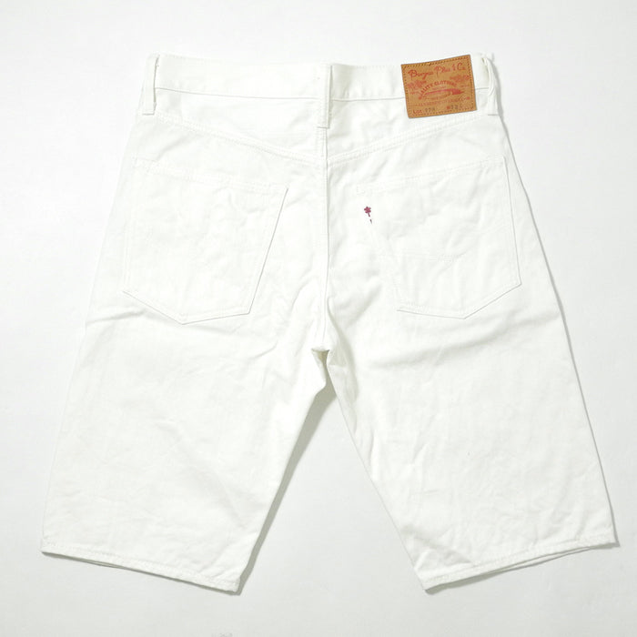 s770-01 Lot.S770 5Pocket White Denim Shorts S770-01 (white)