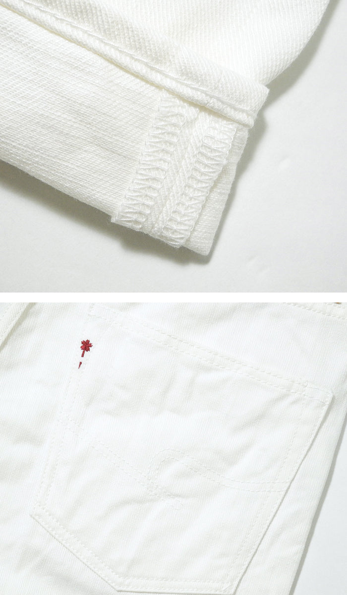 s770-01 Lot.S770 5Pocket White Denim Shorts S770-01 (white)