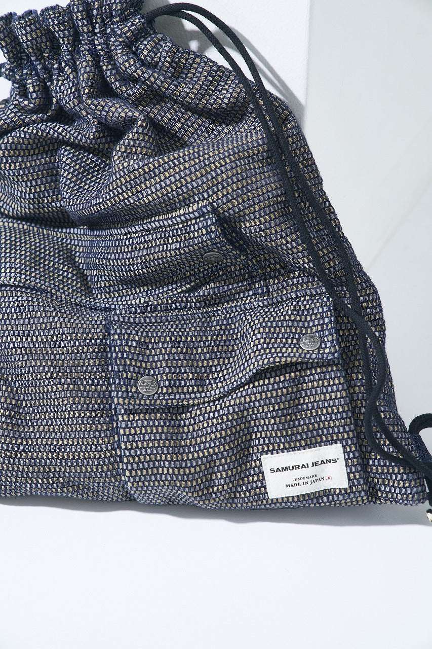 SJDB26-NRS Noragi Sashiko Drawstring Bag
