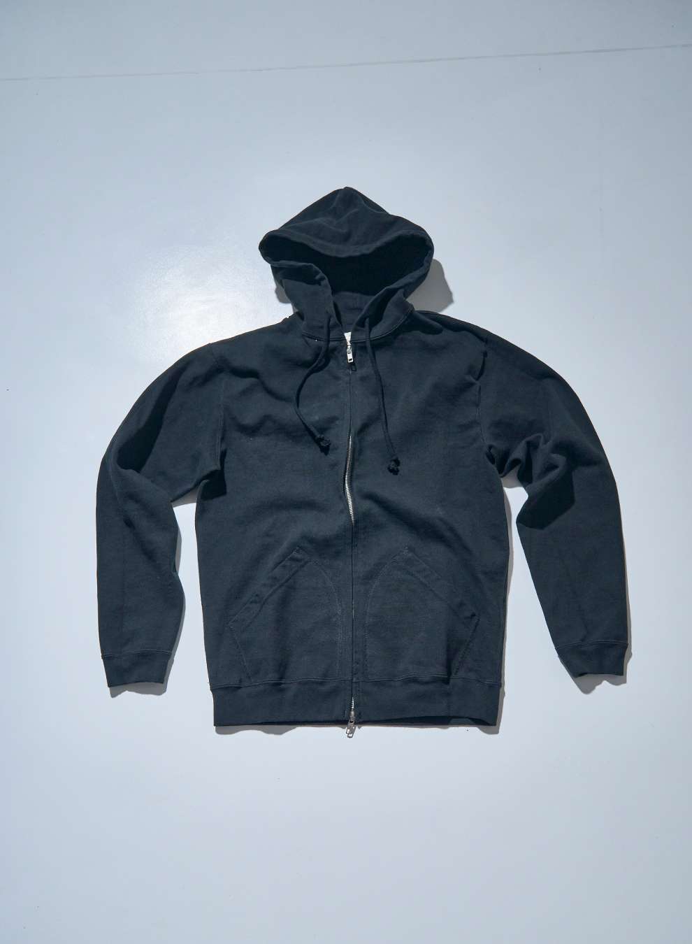 SWS-TW02 15.7oz Jersey Zip Hoodie (BLACK, WHITE)