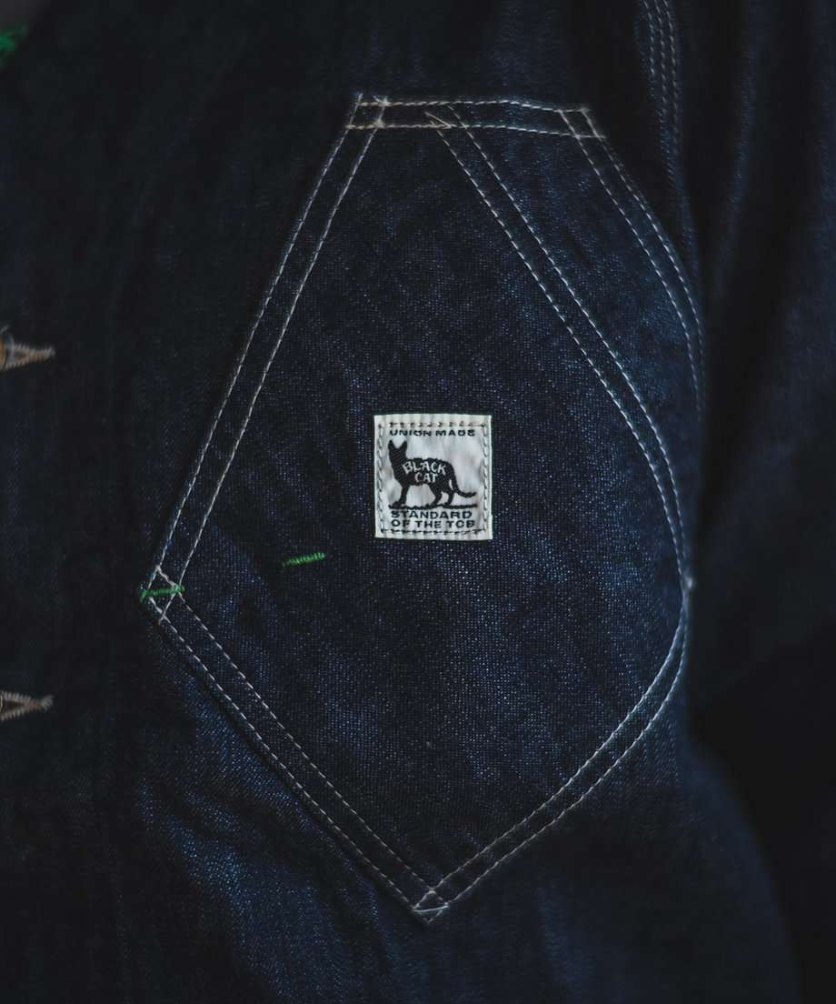 TCB 10OZ Black Cat Engineer Jacket