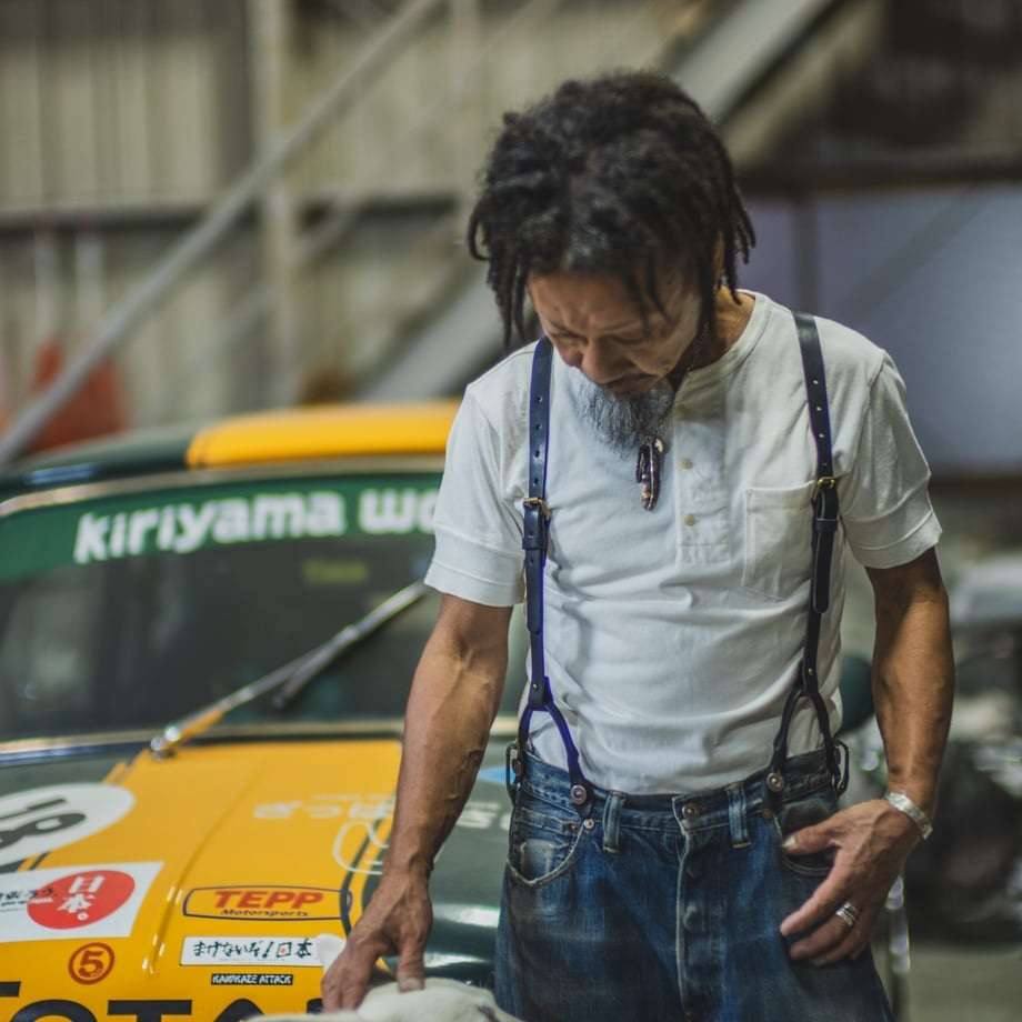 TCB Leather Suspenders