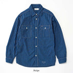 TROPHY CLOTHING - HARVEST L/S SHIRT (STRIPE) TR-SH04