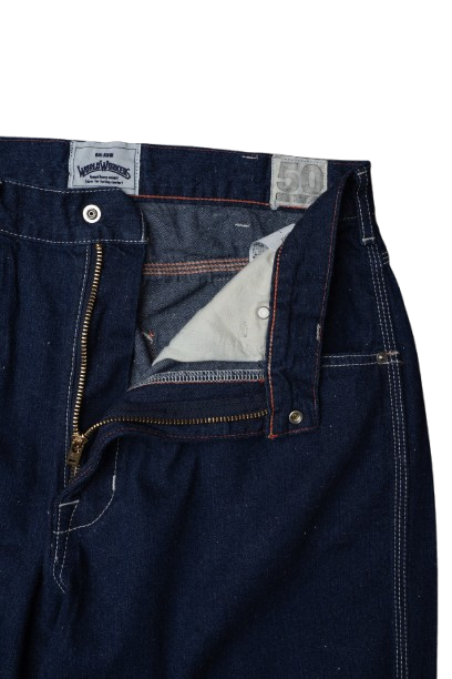 WR545F (81) World Workers 50th Anniversary Indigo Nep Painter Pants