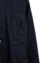 XX604 (001) 12oz Natural Indigo Selvedge Denim – Coveralls, 100% Organic Cotton from Five Continents