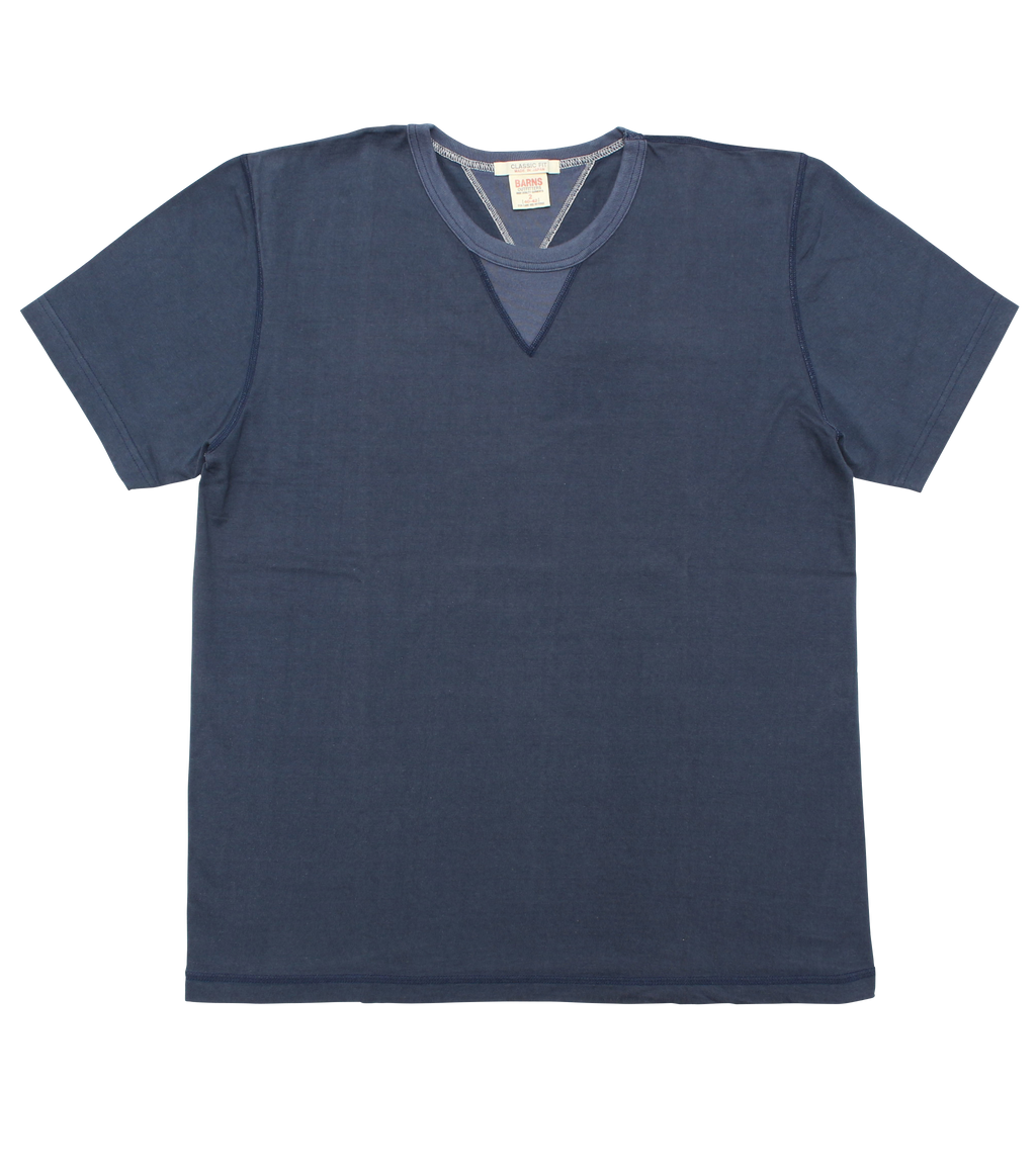 BR-8145 Vintage V Gudget Short Sleeve T-shirts (6 COLORS)