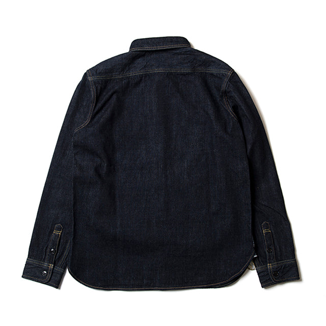 D5335 14oz Denim Work Shirt (One washed)