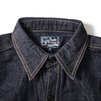 D5335 14oz Denim Work Shirt (One washed)