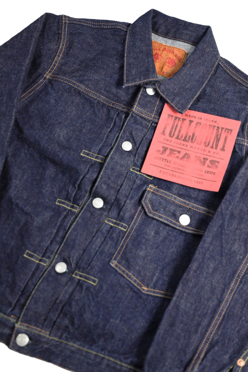 2107W-20 13.7oz Type 1 Denim Jacket (One Wash)