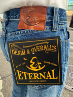 883HW 14.5OZ ORIGINAL SELVAGE BLEACH DENIM TIGHT STRAIGHT
