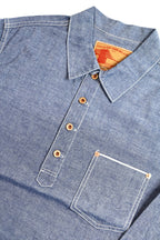 F3487 CHAMBRAY P/O SHIRT
