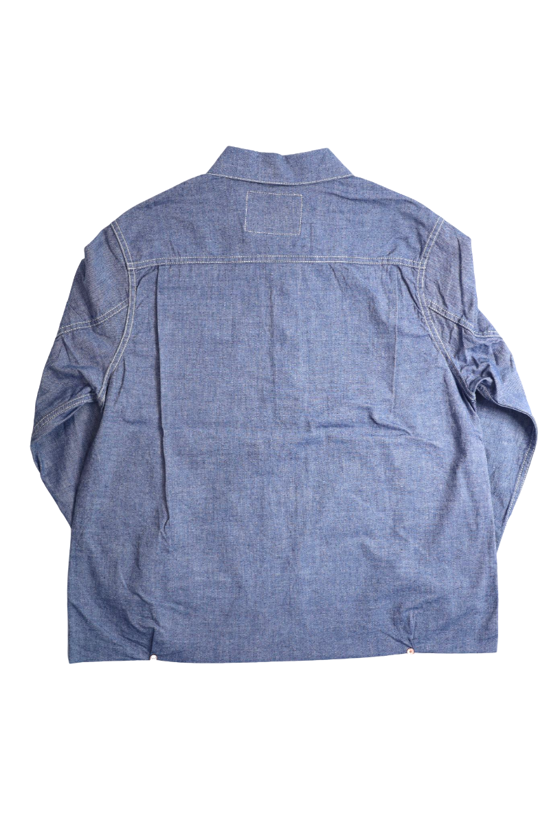 F3487 CHAMBRAY P/O SHIRT