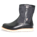 MD-019 Momotaro Jeans Denim Farmer Boots (Black)